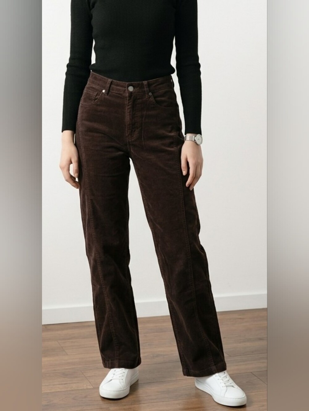 Flamingals Brown Corduroy Pants NWT Women's Medium